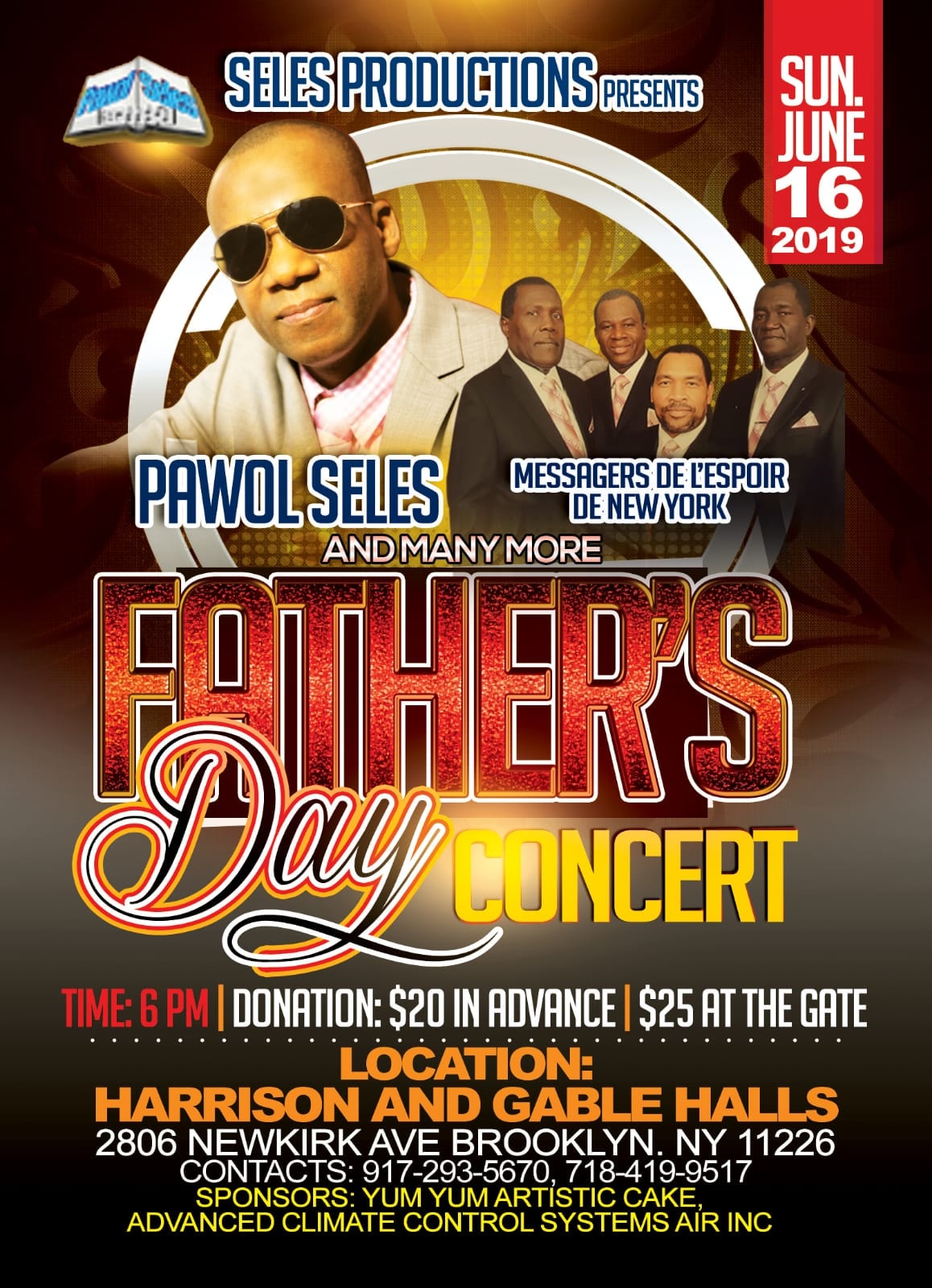 Father’s Day Concert flyer